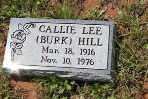 Callie Lee Burk Hill