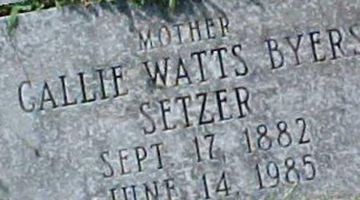 Callie Watts Setzer Callie Watts Setzer