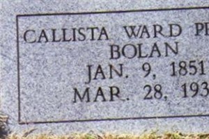 Callista Ward Pruitt Bolan