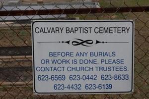 Calvary Baptist Cemetery