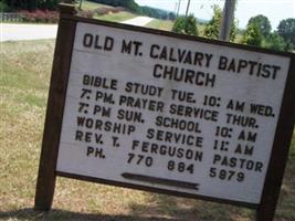 Old Mount Calvary Baptist Church Cemetery