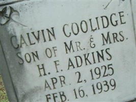 Calvin Coolidge Adkins Calvin Coolidge Adkins
