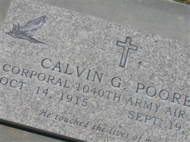 Calvin G Poore