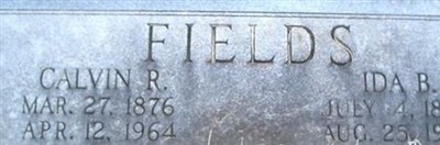 Calvin R. Fields Calvin R. Fields