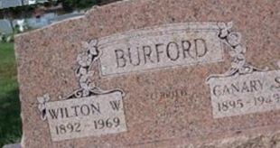 Canary S. Strong Burford Canary S. Strong Burford