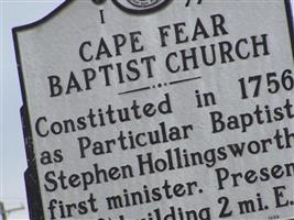 Cape Fear Baptist Church Cemetery