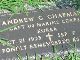 Capt Andrew ( Andy ) G. Chapman Capt Andrew ( Andy ) G. Chapman