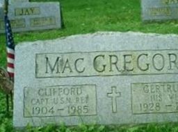 Capt Clifford MacGregor Capt Clifford MacGregor