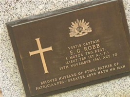Capt Ernest George Robb