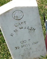 Capt H. M. Walsh Capt H. M. Walsh