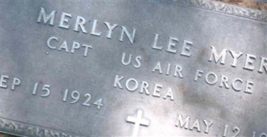 Capt Merlyn Lee Myer Capt Merlyn Lee Myer