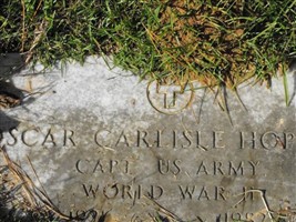 Capt Oscar Carlisle Hope, Jr