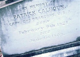 Capt Patrick Calhoun Capt Patrick Calhoun