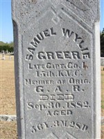 Capt Samuel Wylie Greer Capt Samuel Wylie Greer