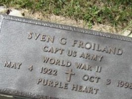 Capt Sven G Froiland