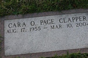 Cara O. Page Clapper Cara O. Page Clapper