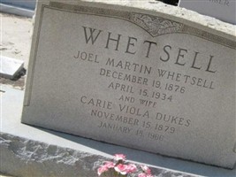Carie Viola Dukes Whetsell Carie Viola Dukes Whetsell