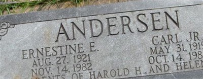 Carl Andersen, Jr Carl Andersen, Jr