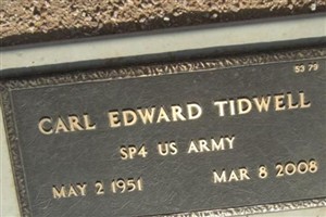 Carl Edward Tidwell