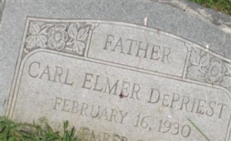 Carl Elmer DePriest Carl Elmer DePriest