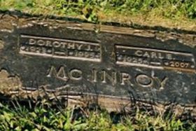 Carl Eugene McInroy Carl Eugene McInroy
