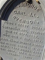 Carl J. L. SWANSON/SVENSON Carl J. L. SWANSON/SVENSON