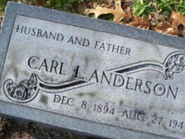 Carl L Anderson Carl L Anderson