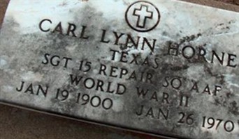 Carl Lynn Horne Carl Lynn Horne