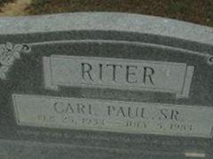 Carl Paul Riter, Sr