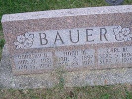 Carl W Bauer Carl W Bauer