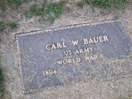 Carl W Bauer Carl W Bauer