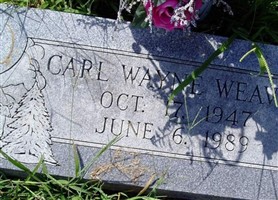 Carl Wayne Weaver Carl Wayne Weaver