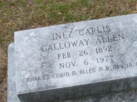 Inez Carlis Galloway Harper - Allen