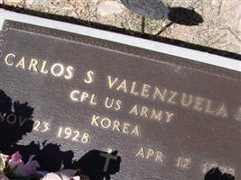 Carlos S Valenzuela, Sr