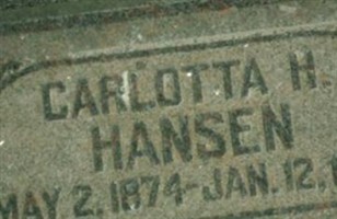 Carlotta H Peck Hansen