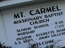 Mount Carmel Missionary Baptist Church Cemetery