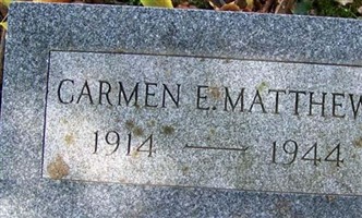 Carmen E Cox Matthews
