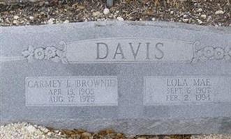 Carmey E. "Brownie" Davis