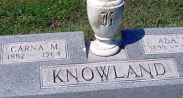 Carna Mitchel "Carnie" Knowland Carna Mitchel "Carnie" Knowland