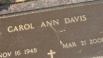 Carol Ann Davis Carol Ann Davis
