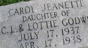 Carol Jeanette Godwin Carol Jeanette Godwin