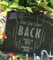 Carol June Condit Back