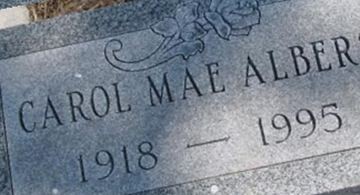 Carol Mae Thom Albers Carol Mae Thom Albers