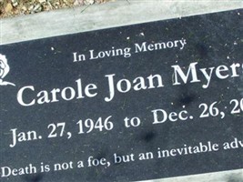 Carole Joan Myers Carole Joan Myers