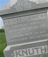 Carolina Wilhelmina Hinze Knuth Carolina Wilhelmina Hinze Knuth