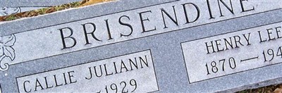 Julia Ann Caroline "Callie Juliann" Wilson Brisendine