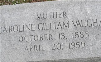 Caroline Gilliam Vaughan