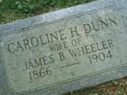 Caroline H. Dunn Wheeler Caroline H. Dunn Wheeler