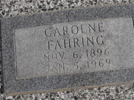 Carolne "Carrie" Fahring Carolne "Carrie" Fahring