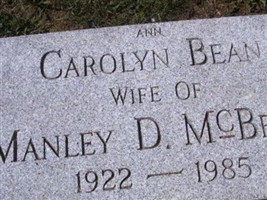 Carolyn Ann McBeath Carolyn Ann McBeath